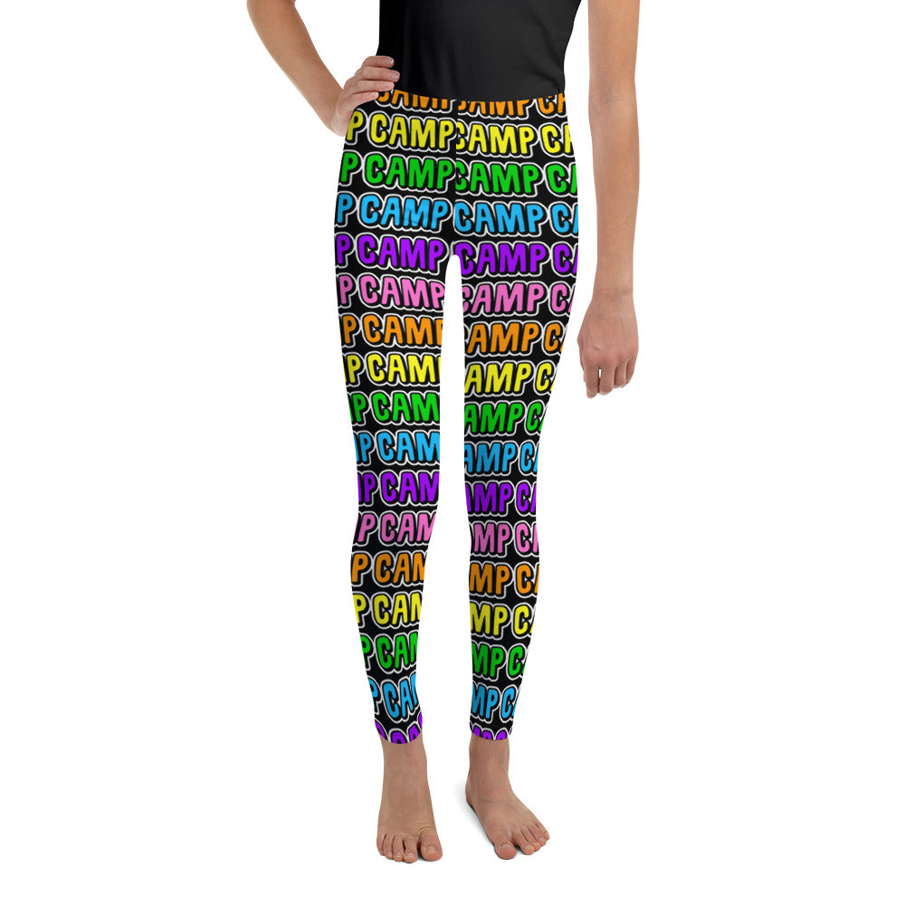 Camp Camp Camp Youth Leggings