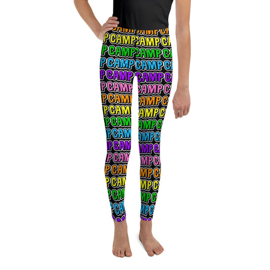 Camp Camp Camp Youth Leggings