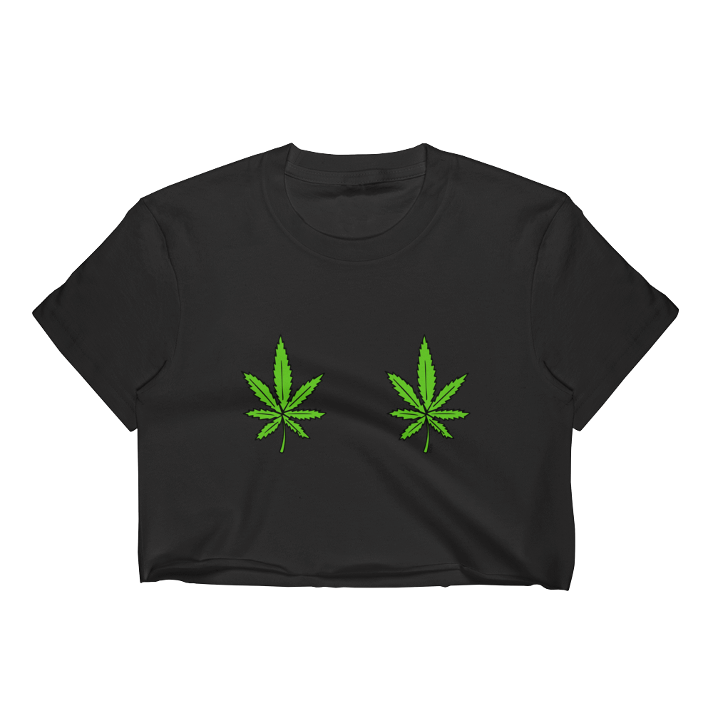 Double Weed Cropped T-Shirt