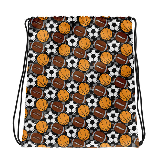 Sports Balls Drawstring bag