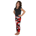 Load image into Gallery viewer, Red & Black Camo Kid's Leggings