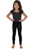 Load image into Gallery viewer, Rainbow Ankle Stars Kid's Leggings