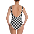 Load image into Gallery viewer, Black & White Checkered One-Piece