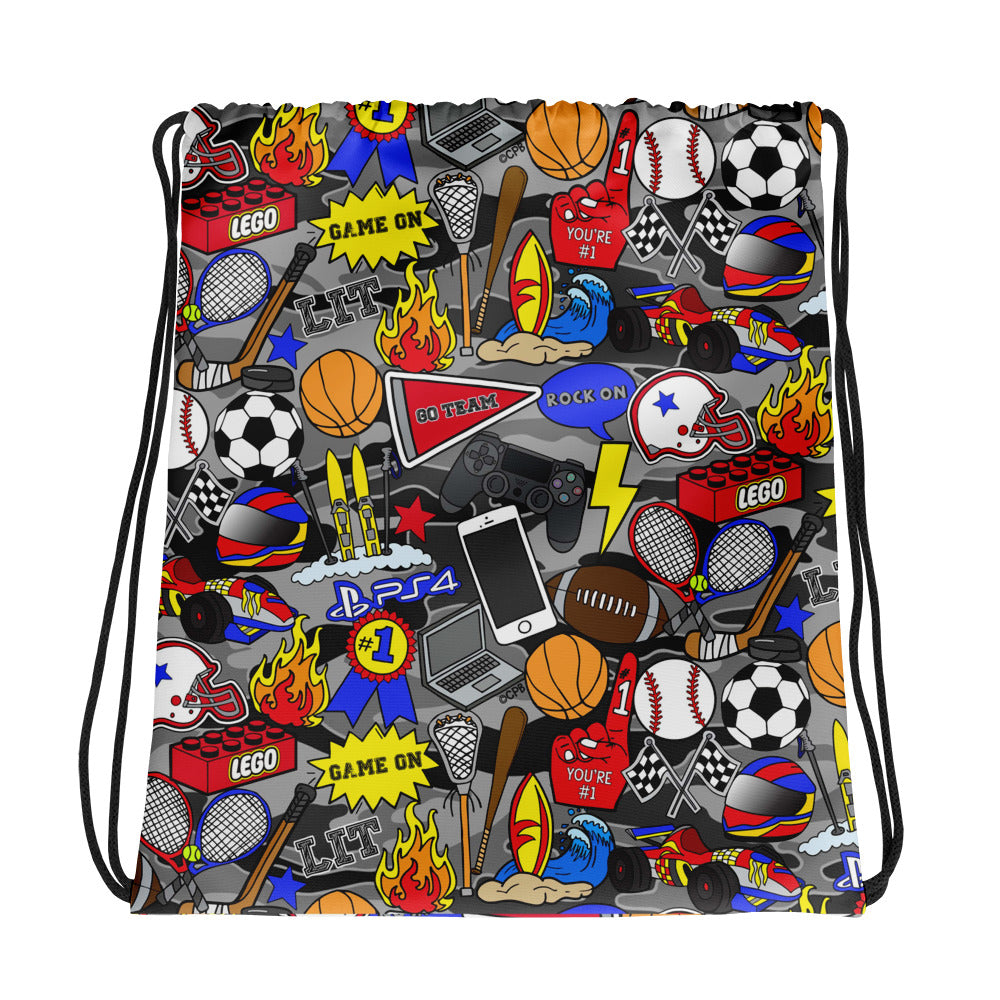 Team Player Drawstring bag