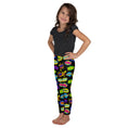 Load image into Gallery viewer, Pop Art Black Kid's Leggings