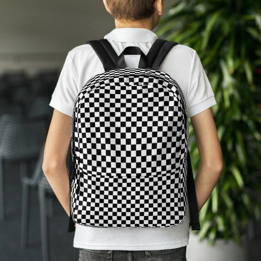 Checkered Backpack