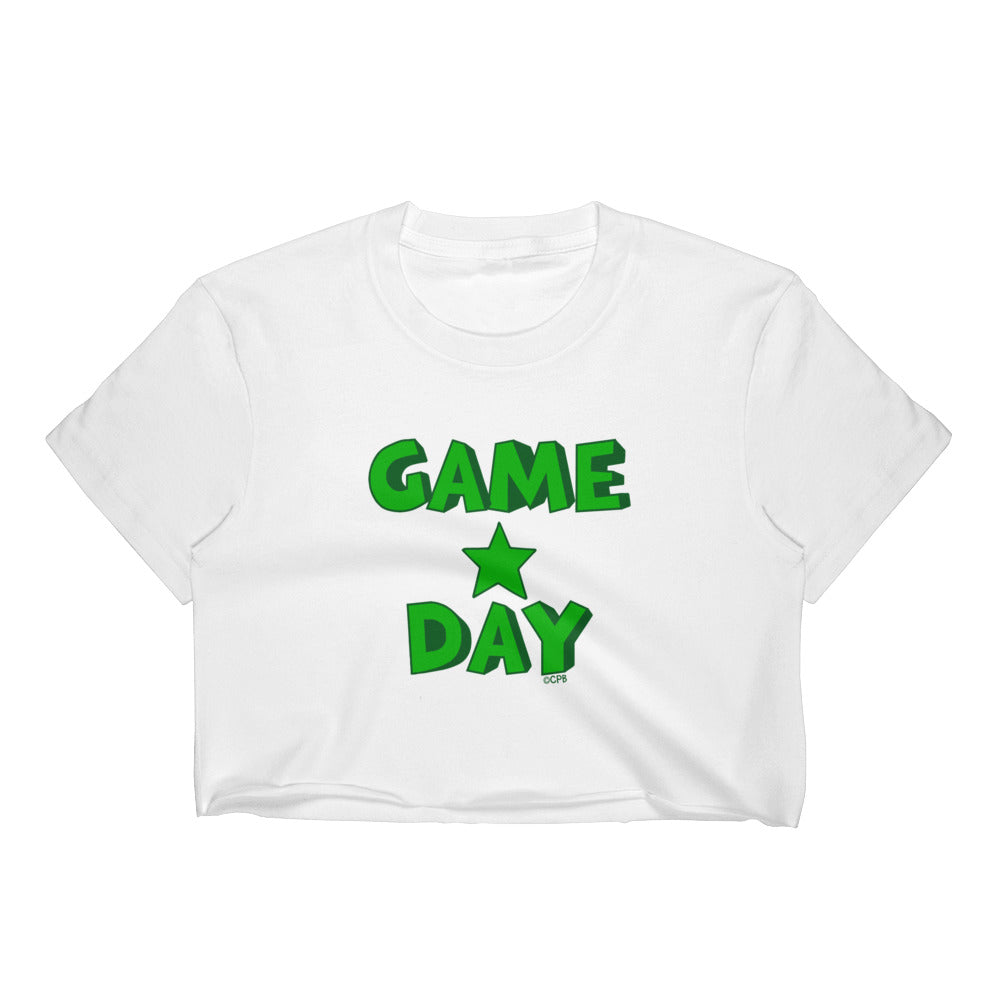 Game Day Star Stacked Cropped Tee