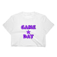 Load image into Gallery viewer, Game Day Star Stacked Cropped Tee