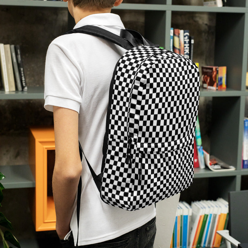 Checkered Backpack