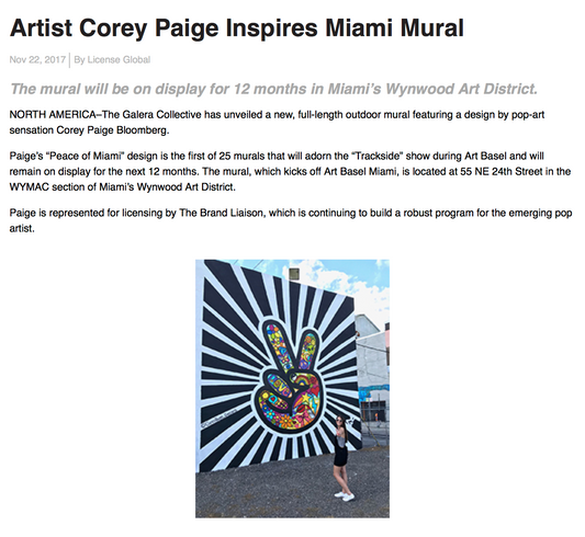 Corey Paige Designs art mural