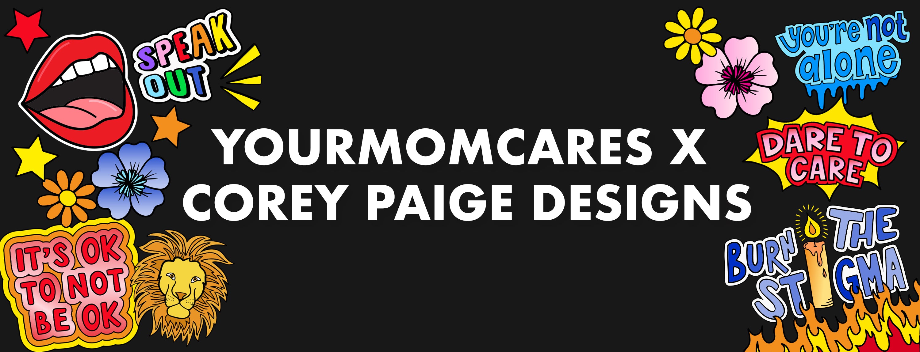 YourMomCares X Corey Paige Designs Collection