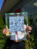 Load image into Gallery viewer, Blue Electric Love Wexel Float Frame
