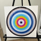 Rainbow Circle Metallic Print