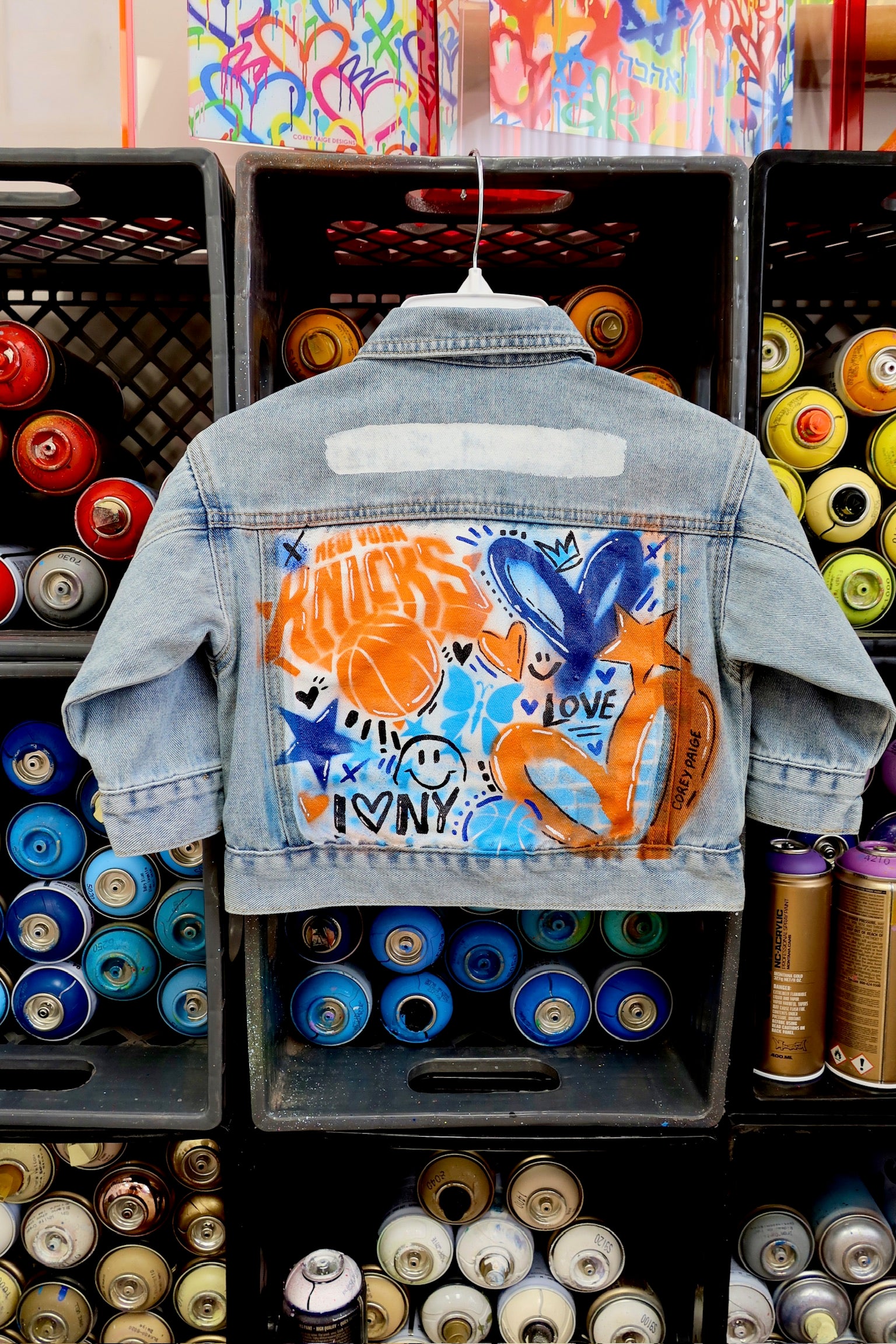 NYK Graffiti Art Denim Jackets