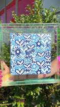 Load image into Gallery viewer, Jewish Love Red Accent Heart Wexel Float Frame
