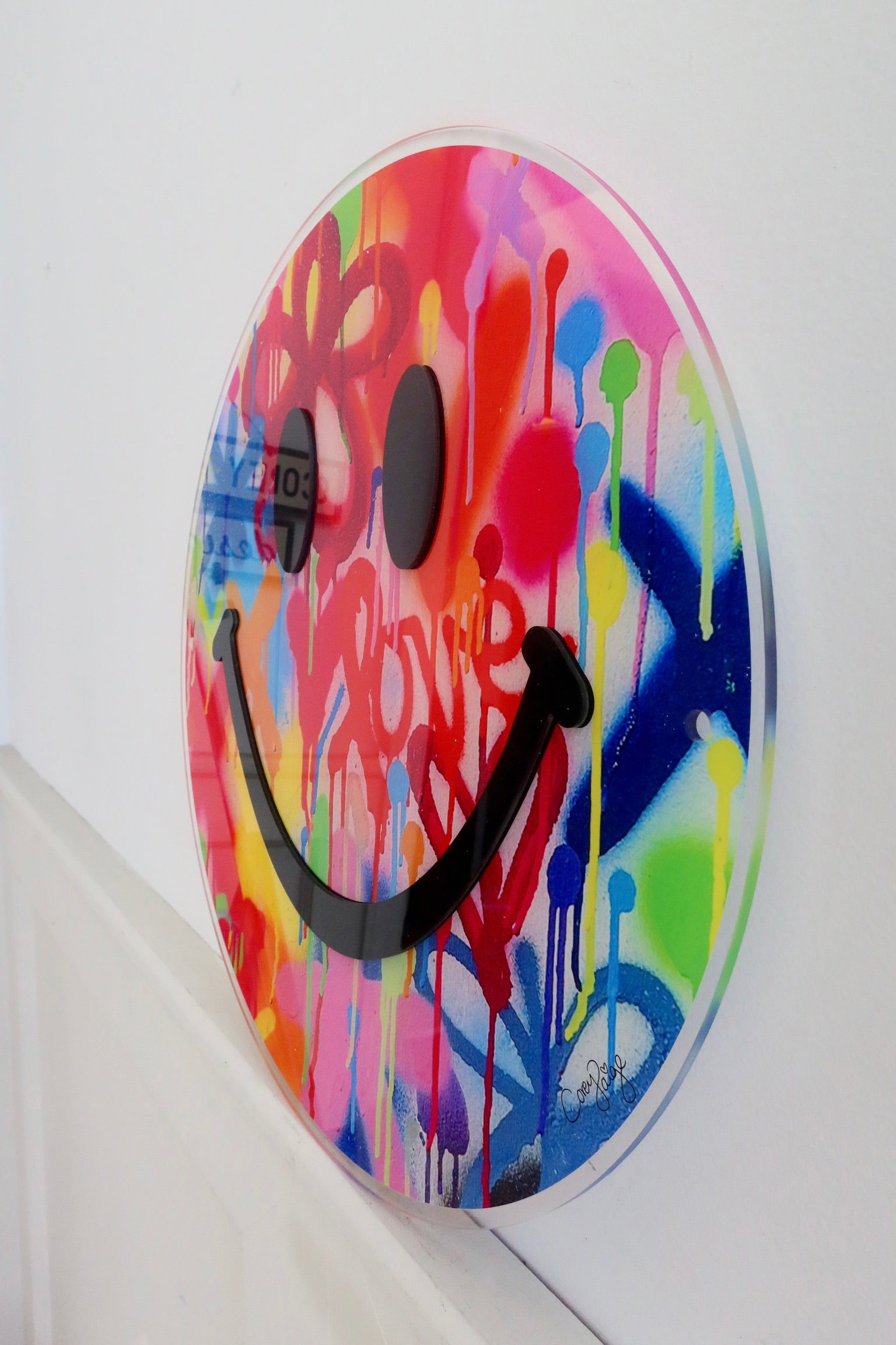 Birthday Acrylic Happy Face Art Drop - DROPS ON 8/5 AT 10AM ET
