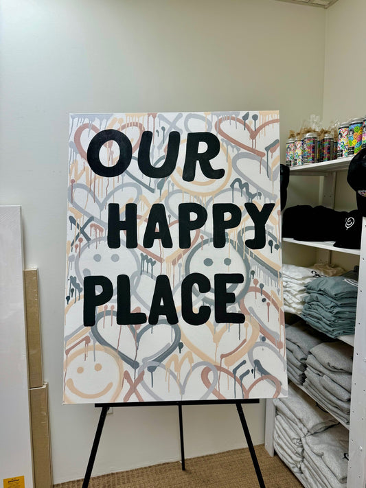 Our Happy Place Canvas Painting