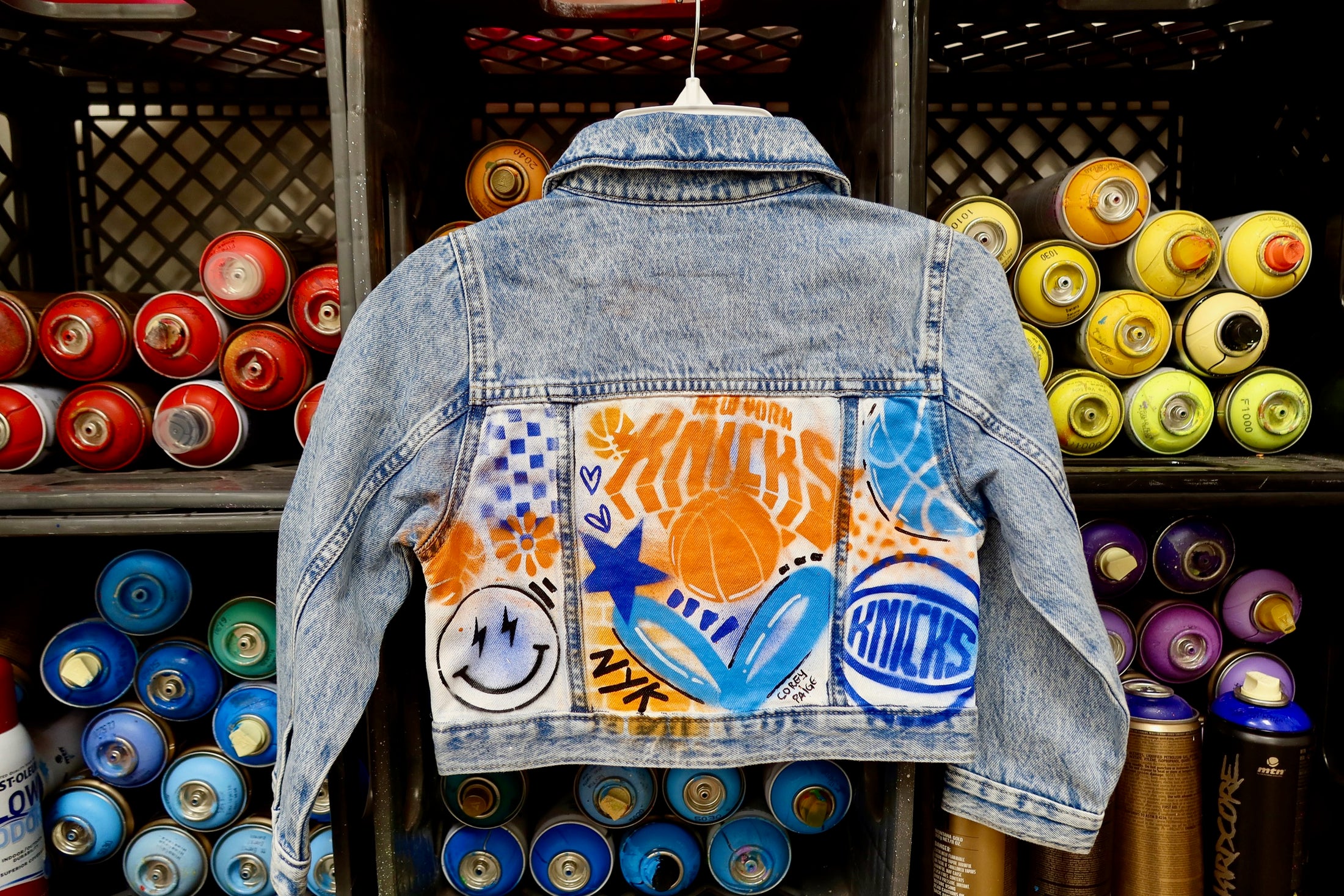 NYK Graffiti Art Denim Jackets