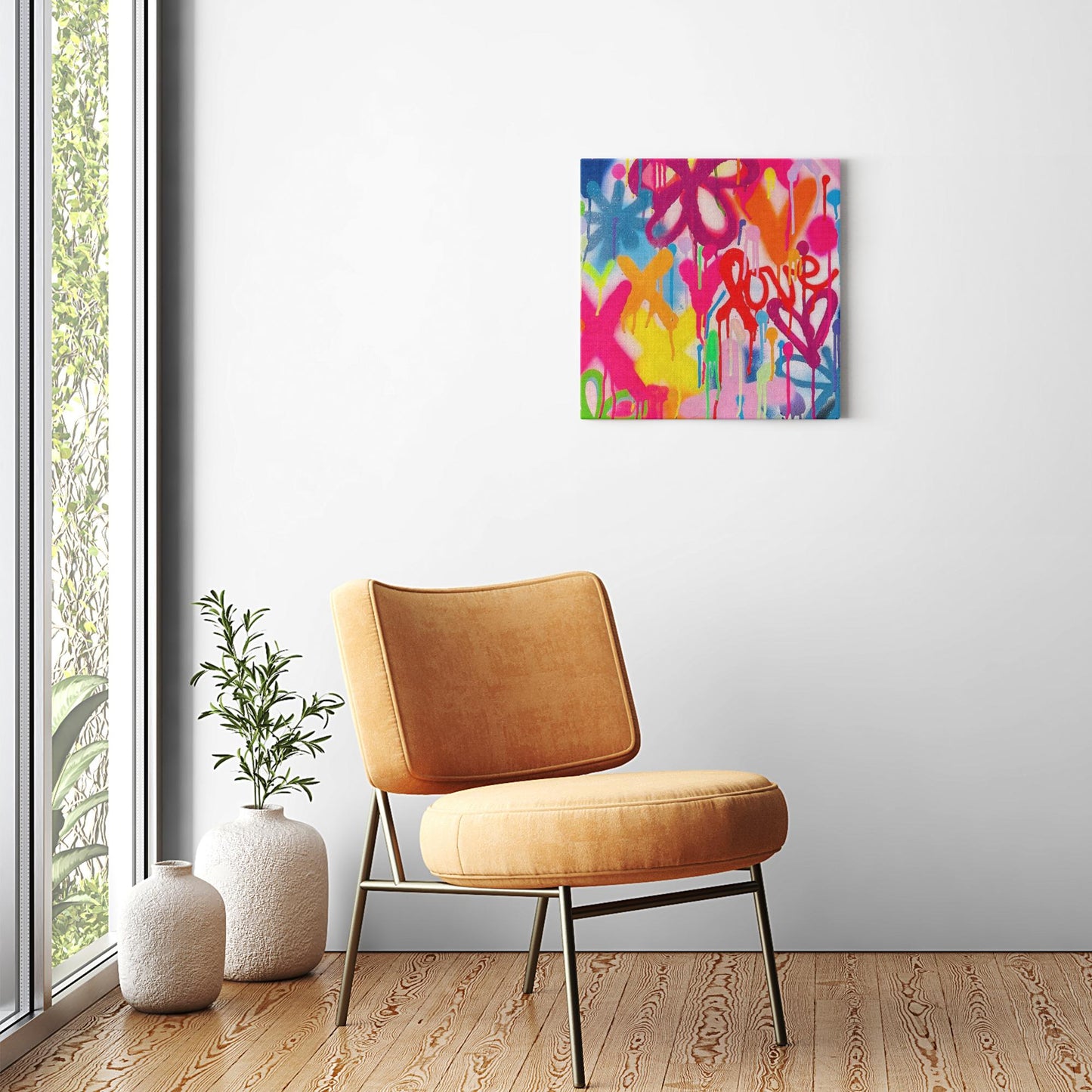 Graffiti Street Style Canvas Print