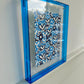 Jewish Love Blue Acrylic Framed Print
