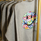 Rainbow Electric Love Happy Face Crewneck