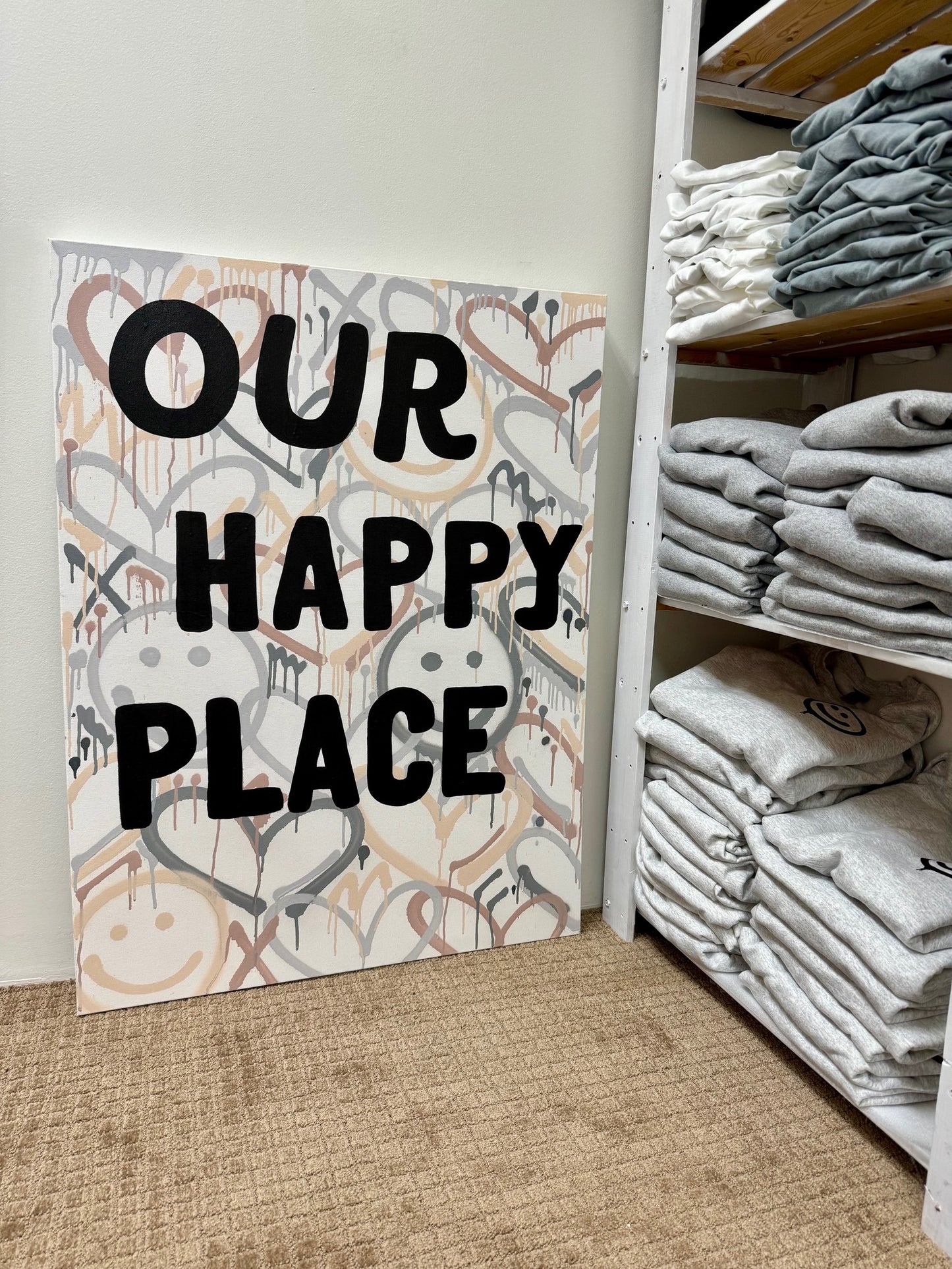 Our Happy Place Canvas Painting