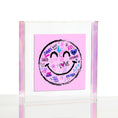 Load image into Gallery viewer, Dance Pattern Happy Face Wexel Float Frame
