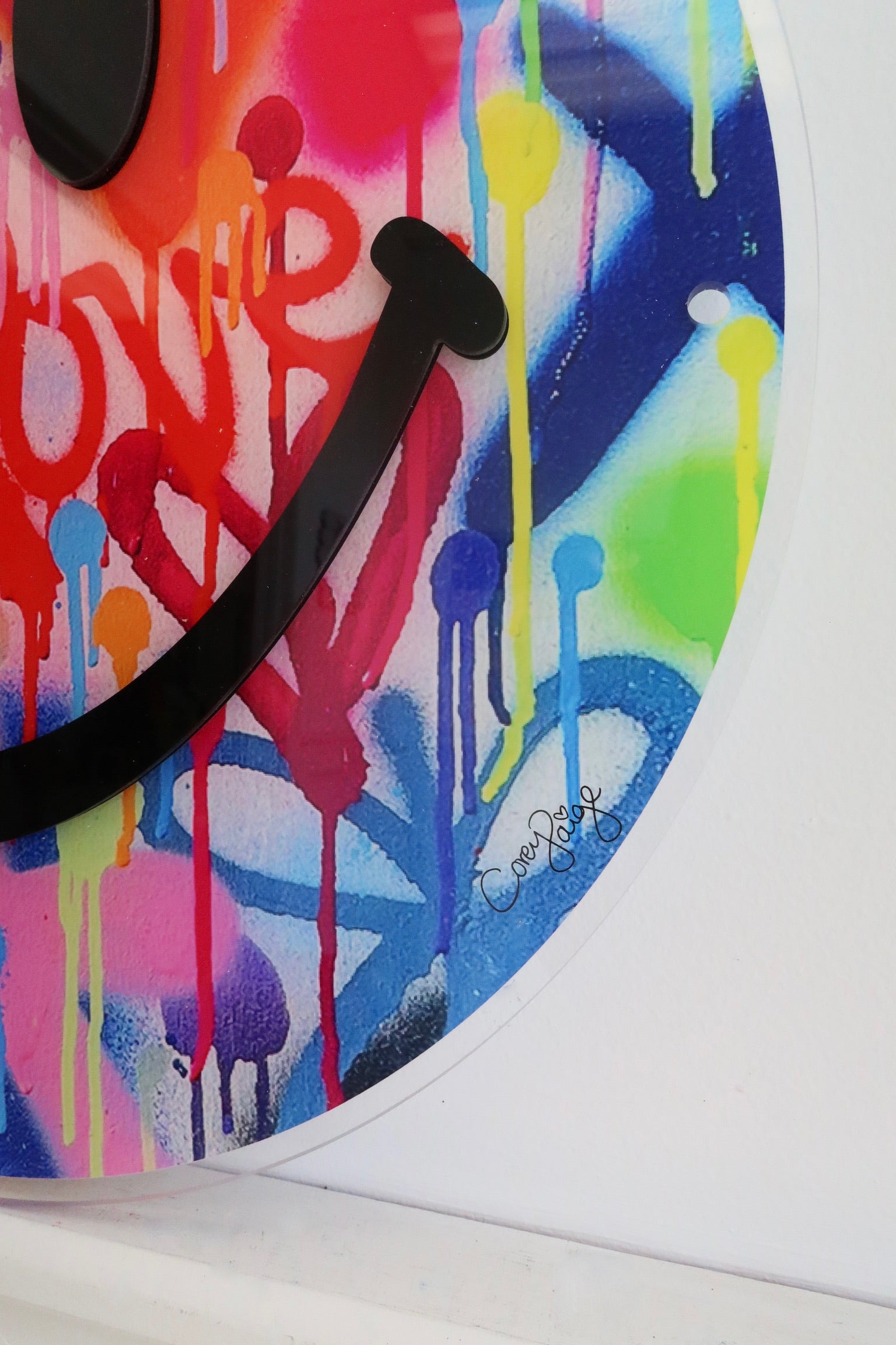 Birthday Acrylic Happy Face Art Drop - DROPS ON 8/5 AT 10AM ET