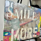 Smile More Collage Canvas