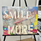 Smile More Collage Canvas