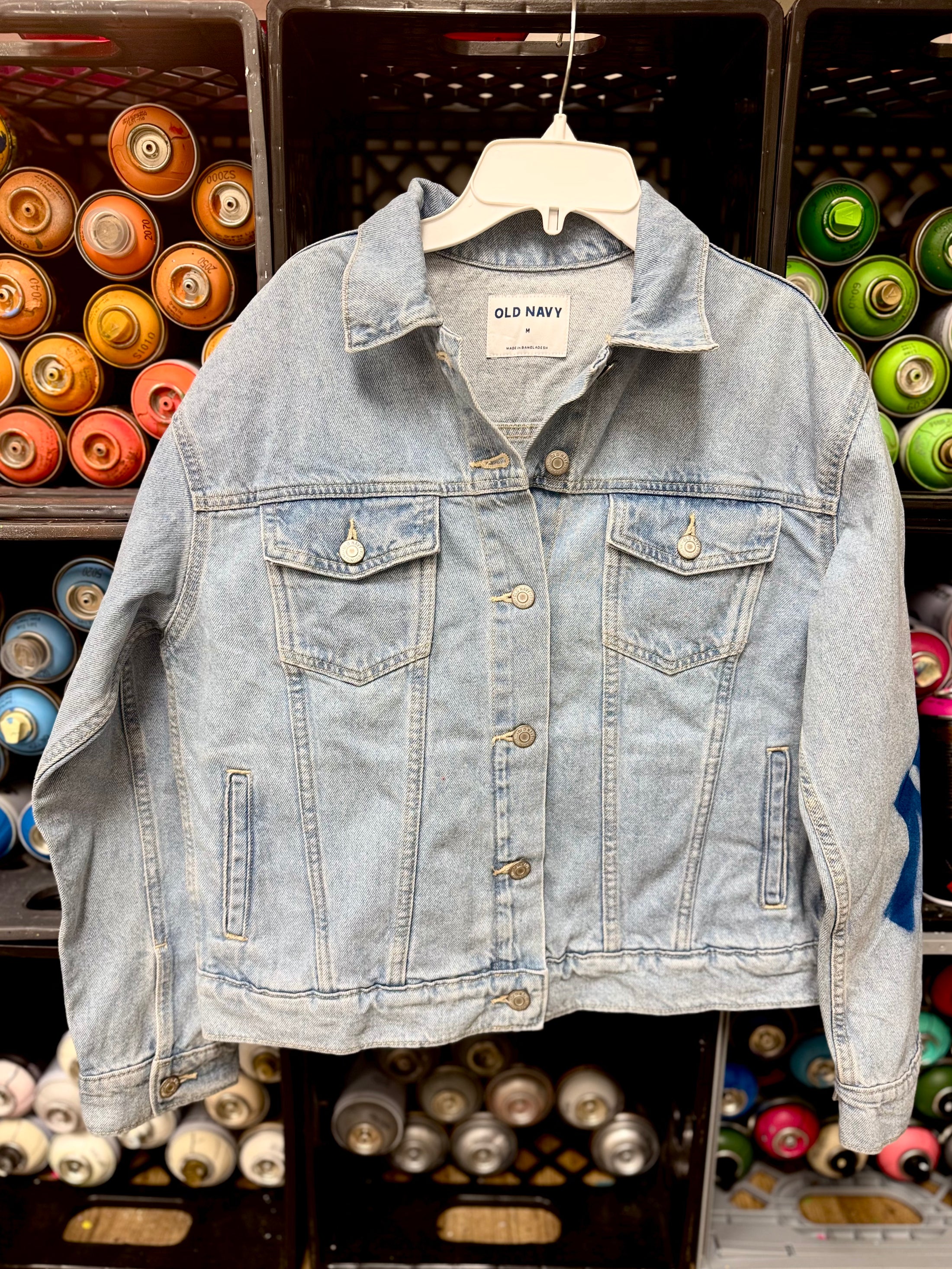 New York Yankees Graffiti Art Denim Jackets