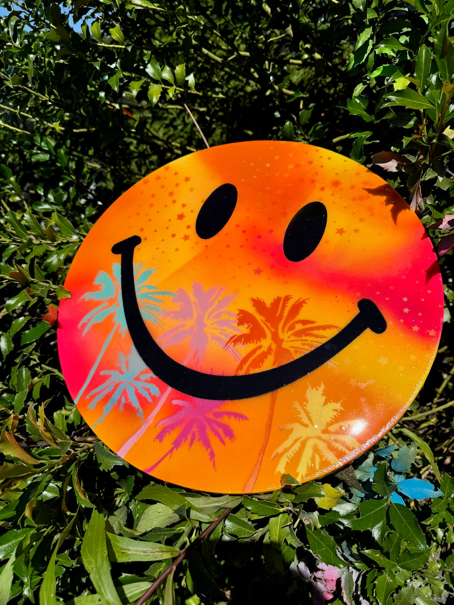 Sunset Canvas Happy Face