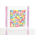 Load image into Gallery viewer, Graffiti Love and Happiness Wexel Float Frame
