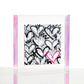 Gray and Black with Pink Accent Hearts Wexel Float Frame