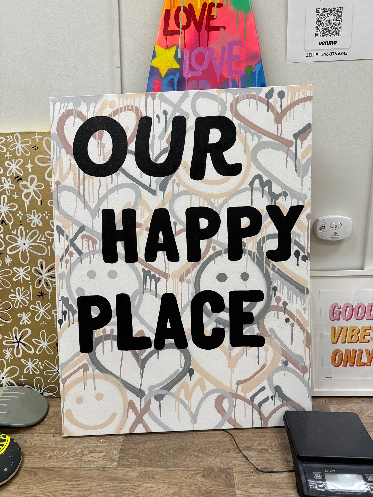 Our Happy Place Canvas Painting