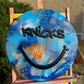 Knicks Happy Face 20" Painting