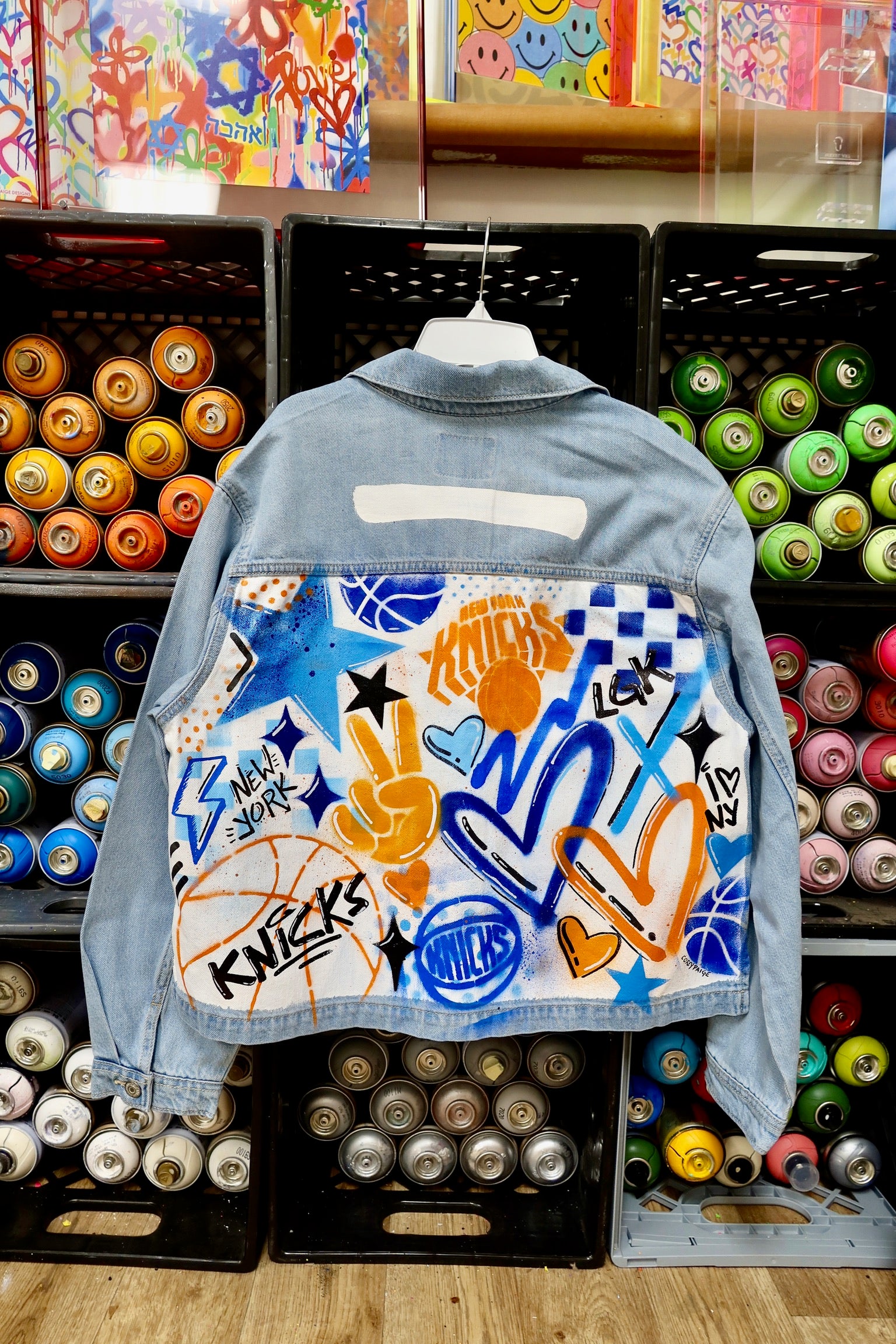 NYK Graffiti Art Denim Jackets