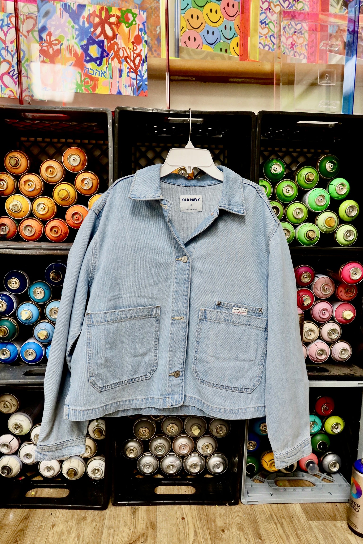 NYK Graffiti Art Denim Jackets
