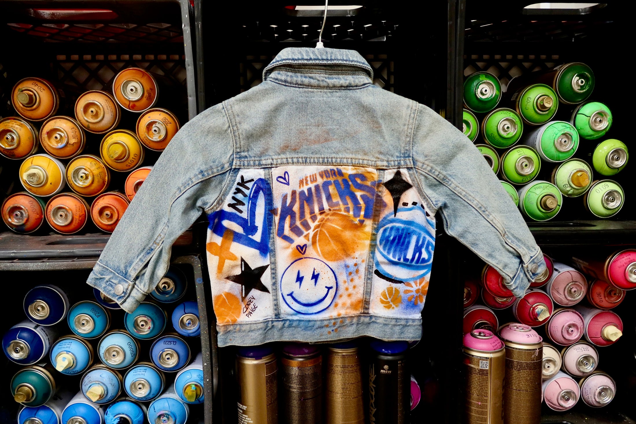 NYK Graffiti Art Denim Jackets