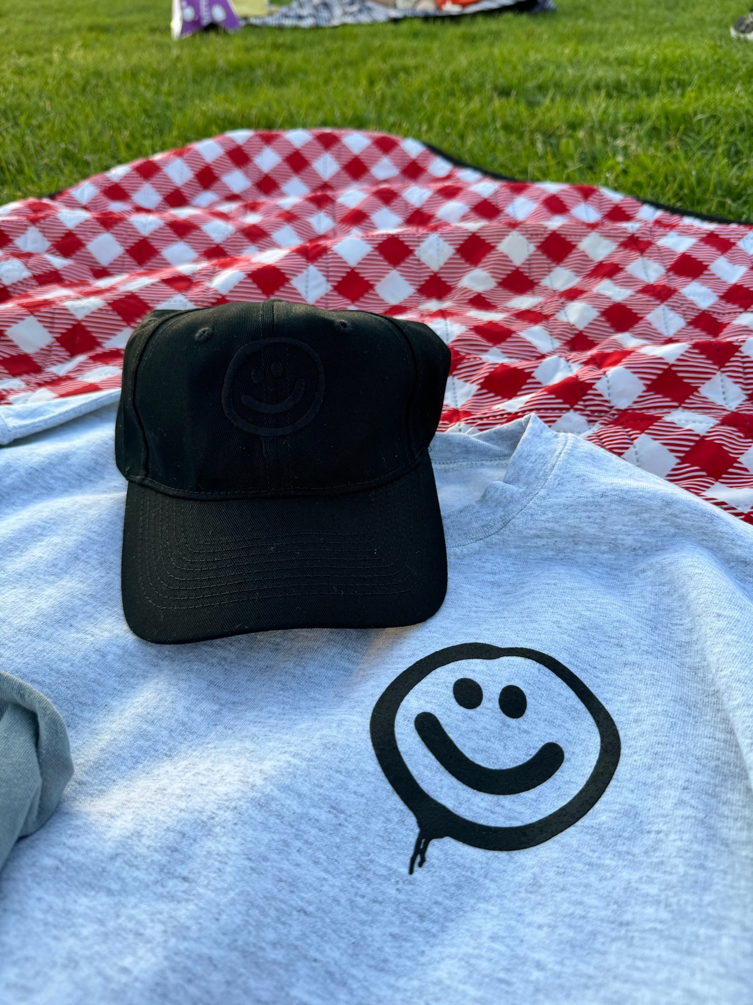 Drippy Happy Face Hat