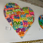 Lots of Love Heart Painting