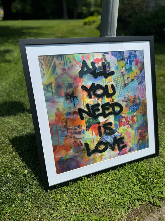 All You Need Is Love Lenticular Print
