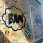 BAM Comic Book Pop Art Painting