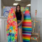 Striped Surfboard Painting