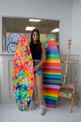 Load image into Gallery viewer, Striped Surfboard Painting
