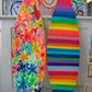 Striped Surfboard Painting