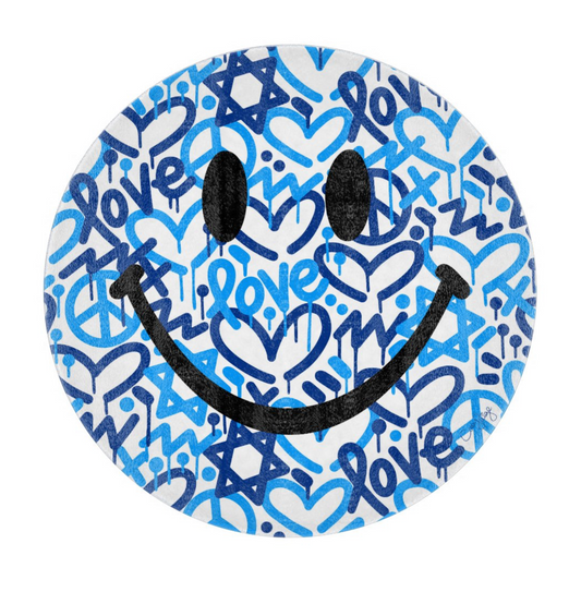 Happy Face Circular Cutting Board