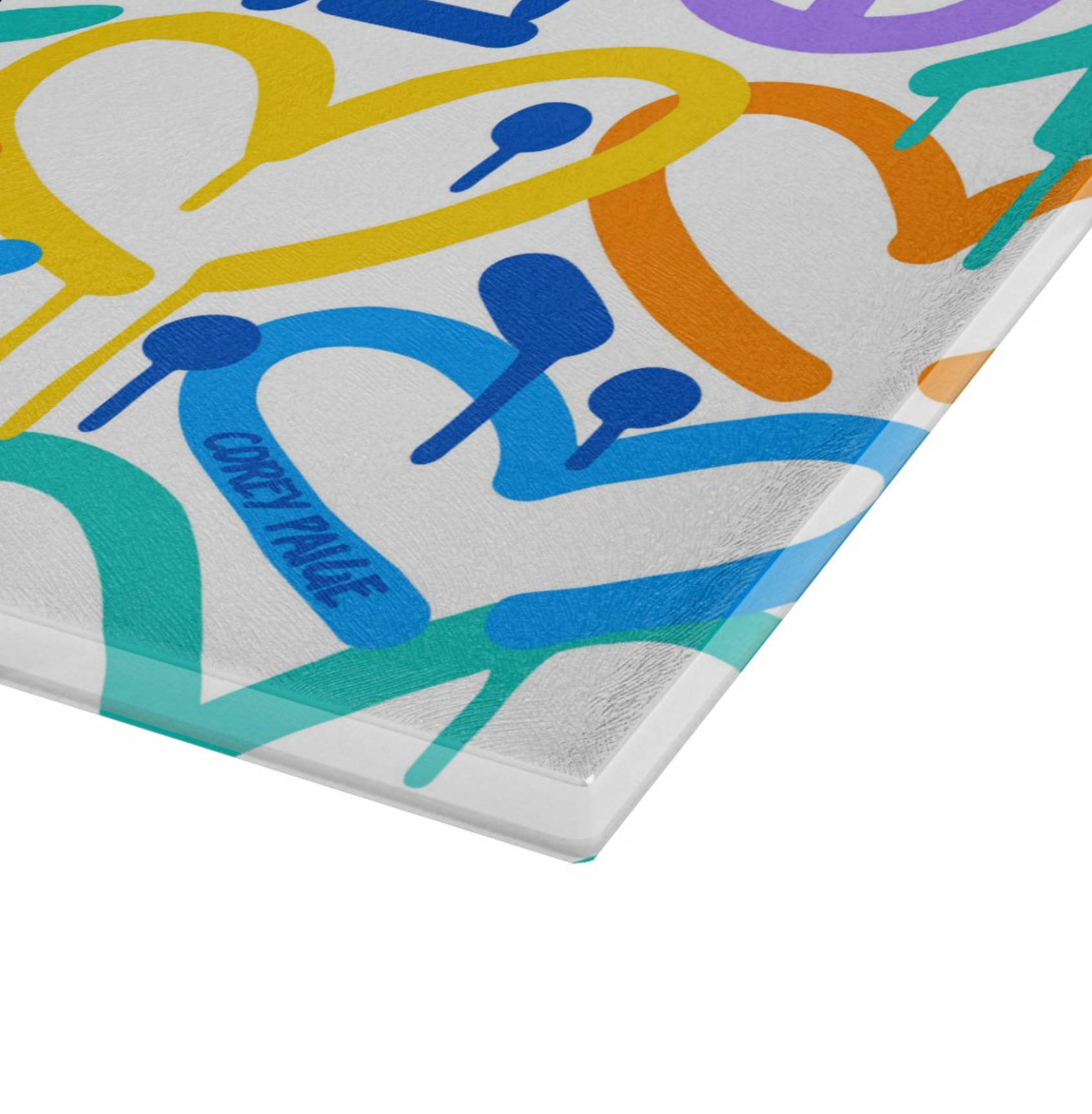 Jewish Love Rectangle Cutting Board