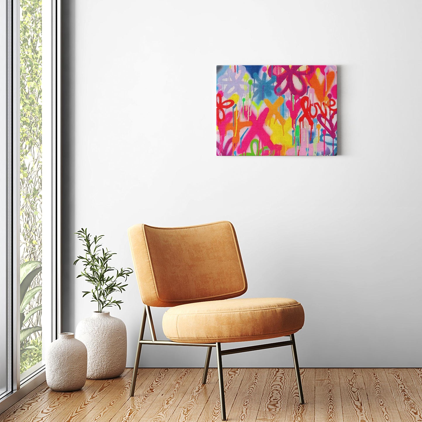 Graffiti Street Style Canvas Print