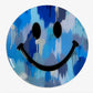 Blue Painted Happy Face